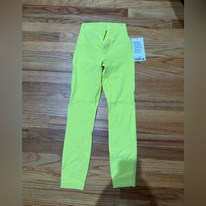 Lululemon NWT Align HR Pant 25” inseam. Yellow. Ships fast! Gorgeous color!